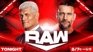  WWE MONDAY NIGHT RAW LIVE STREAM | CM Punk & Cody Rhodes. | WATCH ALONG & REACTIONS 1/22/2024