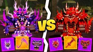 *MAX* MAGE VS WARRIOR PURPLE AKUMA + LEGENDARY SETS