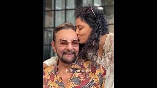 Beautiful wife of Kabir Bedi  #filmycouple