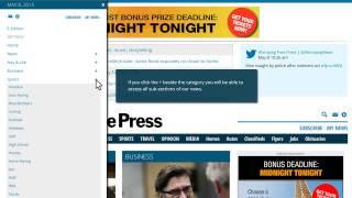 Winnipeg Free Press Website Tutorial