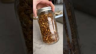 Homemade peanut butter granola