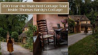 STEP INSIDE THIS 200 YEAR OLD THATCHED COTTAGE IN DORSET + A Visit To Thomas Hardy's Cottage