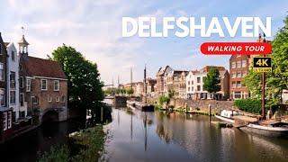 4K Walking Tour of Historic Delfshaven | Explore Rotterdam’s Charming Neighborhood