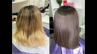 Hair pre pigmentation. Препигментация волос.