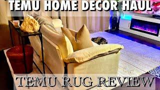 TEMU Home Decor | Living Room Makeover On A Budget | TEMU RUG