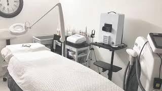 Take a look inside the treatment room at Aesthetics & Beauty