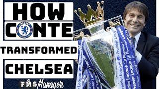 How Conte's 3-4-3 Tactics Changed The Premier League | Antonio Conte's Chelsea Tactics |