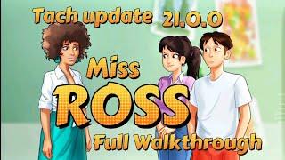 MISS ROSS STORYLINE FULL WALKTHROUGH | SUMMERTIME SAGA 21.0.0 LATEST TECH UPDATE ALL MISSIONS...
