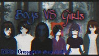 [MMD] Creepypasta dance shuffle: boys VS girls.