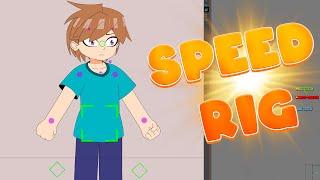 Steve speed riging | Minecraft anime