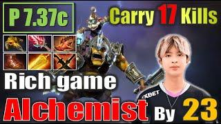 7919286686 23Savage Alchemist Carry 17 Kills Dota 2 Gameplay 4K patch 7.37c