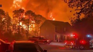 Evacuations Ordered As 175 Wildfires Erupt Across The Carolina's -  Major Storm Developing This Week