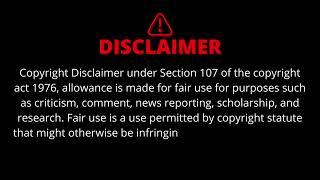 YouTube Copyright DISCLAIMER VIDEO [No Copyright]