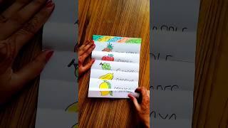 5 fruits name tlm / tlm for primary school / tlm making ideas