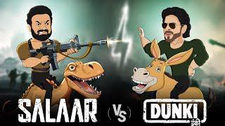 Dunki vs Salaar || Animated Spoof || Cartoon Smash