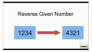 Reverse number in java very simple logic for beginners.