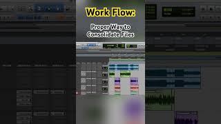 Protools Quick Keys: Consolidate Files #rebelears #uadplugins #music #audioengineer #howto #mixing