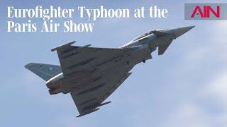 Eurofighter Typhoon Fighter Jet Flies at the Paris Air Show – AIN