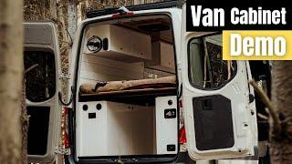 Adventure Van Cabinet Demo Plus Full Installation Process | Serg Supply