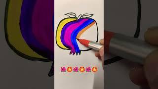 pomegranate drawing #fun#art#viralvideo #viralshort #youtubeshorts #shortsfeed