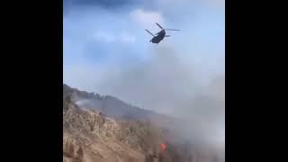 Chinook helicopter crashes into the Salmon Idaho River, during resupply for fire