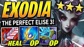 EXODIA ELISE 3 w/ PERFECT ITEMS in TFT SET 12! - RANKED Best Comps | Patch 14.16 | Teamfight Tactics