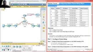 4.2.1.4 Packet Tracer - Configuring Static Frame Relay Maps