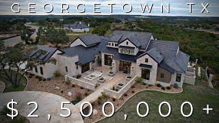 Inside $3,500,000 Luxury Custom Home by Grand Endeavor in Georgetown - Texas Luxury Homes