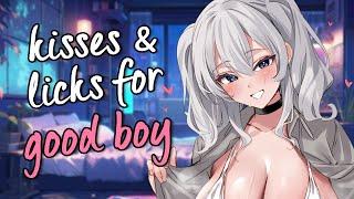 Kisses and Ear Licking for Good Boy ️ 3Dio ASMR