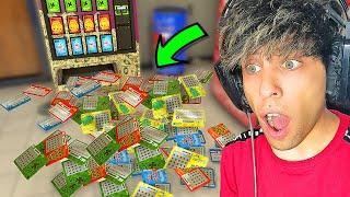 Spent ALL My Life Savings on Scratch Tickets - EPIC ENDING! | The Coin Game