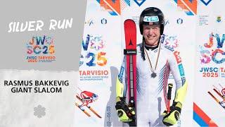 Tarvisio 2025 - Rasmus Bakkevig silver medal run | FIS Alpine