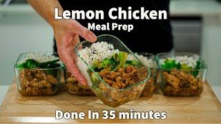 Make 5 Meals In 35 Minutes With This Lemon Chicken Meal Prep