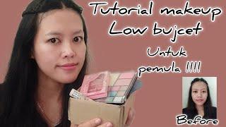 TUTORIAL MAKEUP LOW BUJCET UNTUK PEMULA || TATIANA CHANNEL