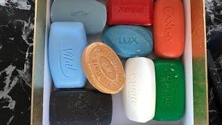 9 Different hard soaps cutting - Stress relieving, sleep relief ASMR/SATISFACTION