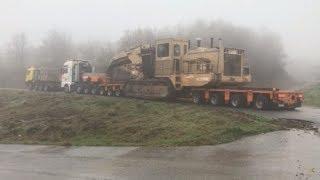 Transporting The Tesmec 1675 Trencher 155 Tones - Fasoulas Heavy Transports