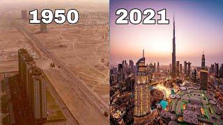 Dubai evolution | dubai 1950 to 2022 Time lapse