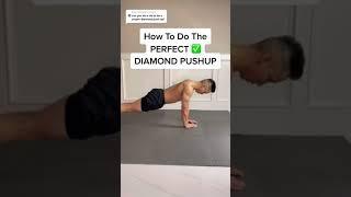  How to Do the Perfect Diamond Push-Up #shorts