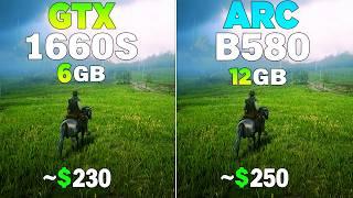 GTX 1660 Super vs ARC B580 - Test in 12 Games