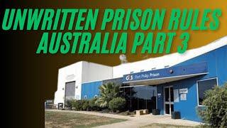 UNWRITTEN LAWS/RULES OF THE AUSTRALIAN PRISON SYSTEM E3 #prison #jail #podcast #lockedup #video