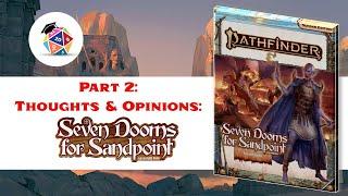 Seven Dooms For Sandpoint GM Overview Part 2 for Pathfinder 2nd Edition (SPOILERS)