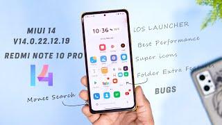 MIUI 14 Weekly ROM for Redmi Note 10 Pro Review, Advanced Features, iOS Launcher, Bugs....