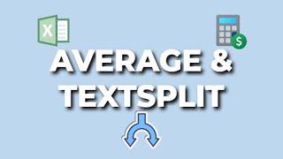 How to use AVERAGE & TEXTSPLIT in Microsoft Excel | The Excel Lab