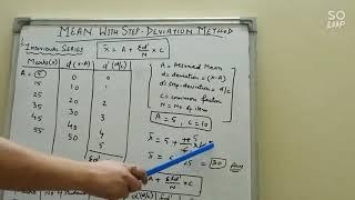 Statistics- Mean with step deviation method