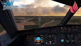 MSFS 2020 - FENIX A320 | Smooth landing in Brussels on VATSIM