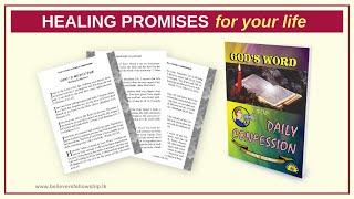 Healing scriptures | God’s medicine | Healing confessions | Healing Promises for your Life