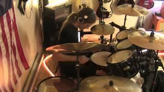 Municipal Waste "You're Cut Off" drum cover