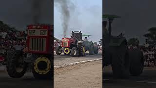 Swaraj 855 Vs John Deere tractor tochan mukabala part -1 Op bai #viral #sidhumoosewala