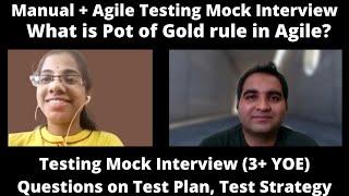 Manual Testing Mock Interview| Manual Testing Interview Questions & Answers