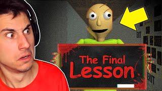 I Beat Baldi's Basics FINAL LESSON!