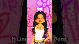 If Lina watched Dora #dti #roblox #shorts #fyp #dresstoimpress